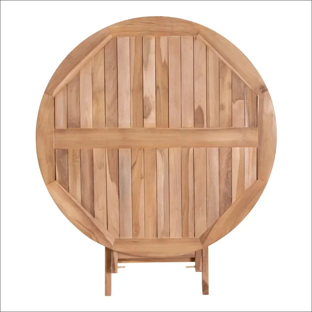 Valgomojo stalas tikmedžio natūralus ø100x75 cm RD1088 - €244 Save 15% __label:Pristatymas 5-14 d.d., Dining tables,