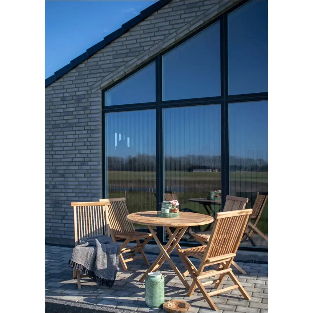 Valgomojo stalas tikmedžio natūralus ø100x75 cm RD1088 - €244 Save 15% __label:Pristatymas 5-14 d.d., Dining tables,