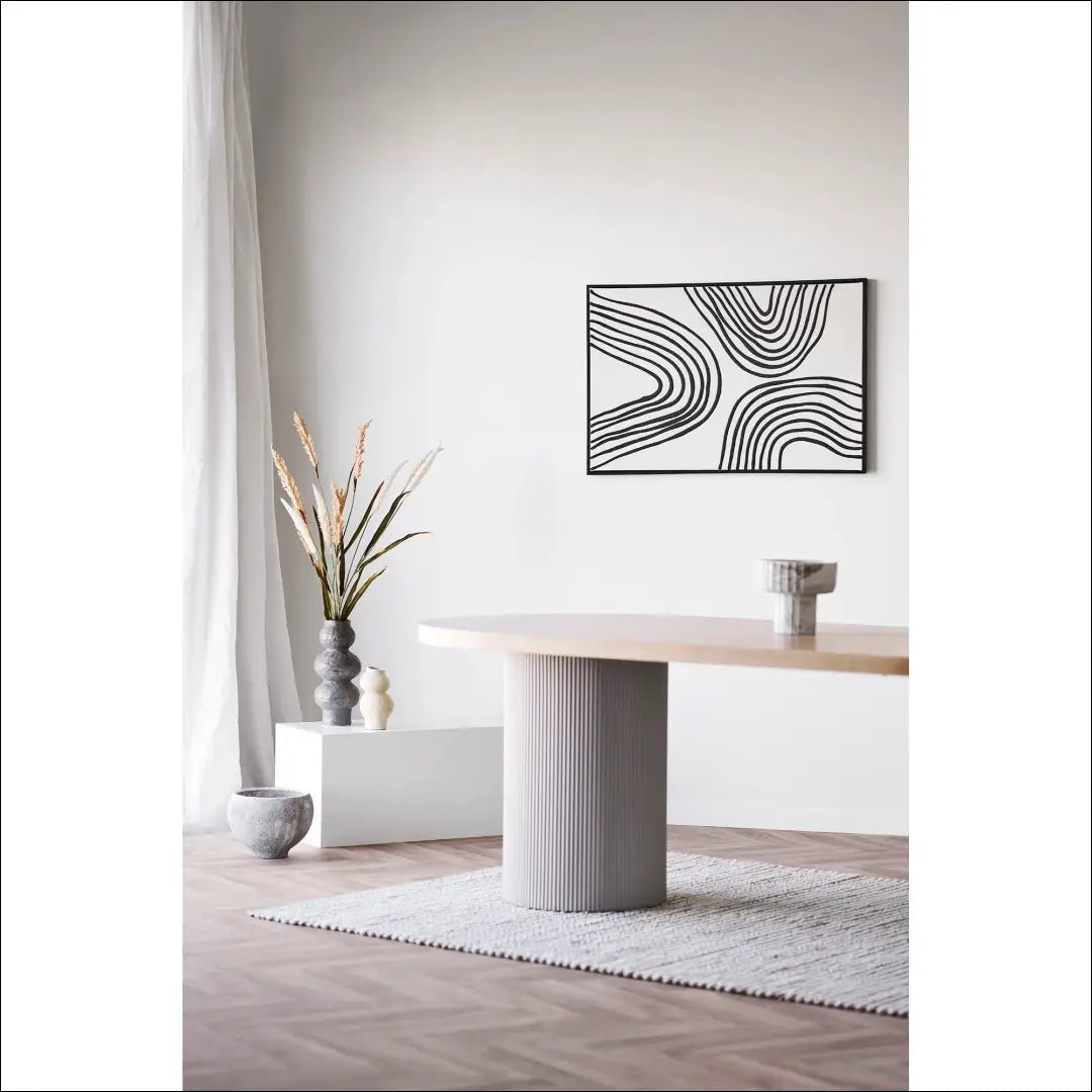 Valgomojo stalas uosio spalvos natūralios/smėlio 100x220x75 cm RD439 - €876 Save 15% __label:Pristatymas 5-14 d.d.,