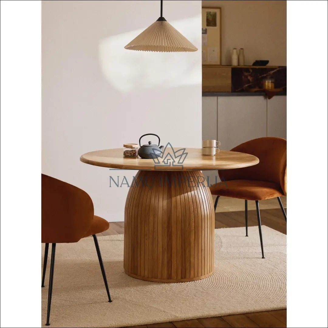 Valgomojo stalas VI1009 - €550 Save 50% __label:Pristatymas 1-2 d.d., color-ruda, material-mdf,