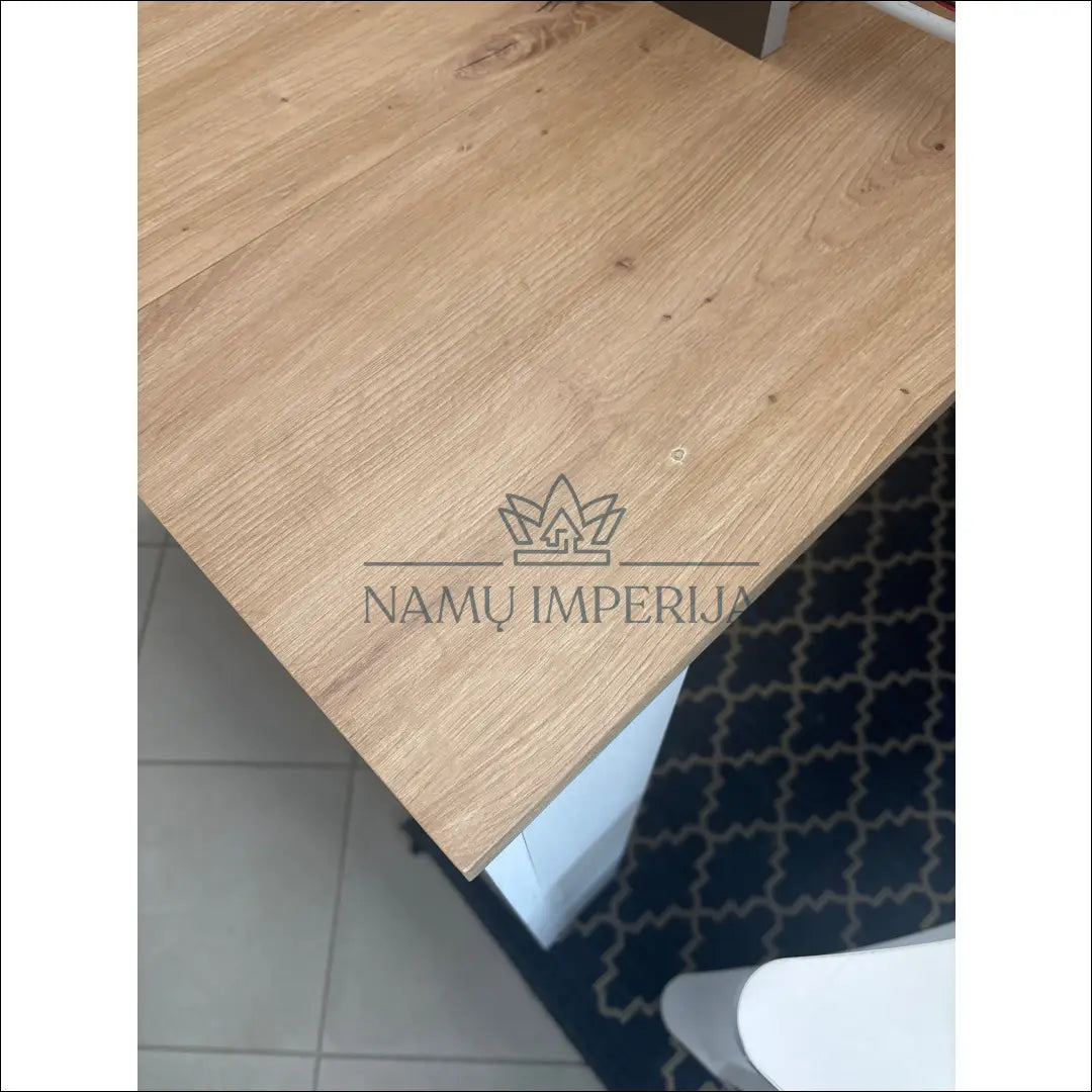 Valgomojo stalas VI1017 €25 Save 75% 25 50, __label:Pristatymas 1 2 d.d., color balta, ruda, material mediena to €50