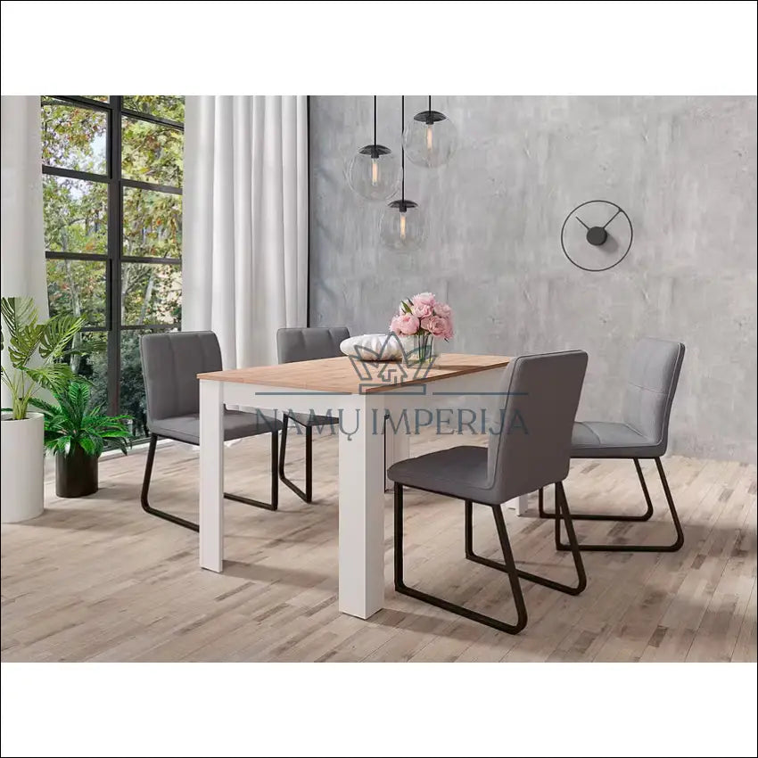 Valgomojo stalas VI1017 €25 Save 75% 25 50, __label:Pristatymas 1 2 d.d., color balta, ruda, material mediena to €50