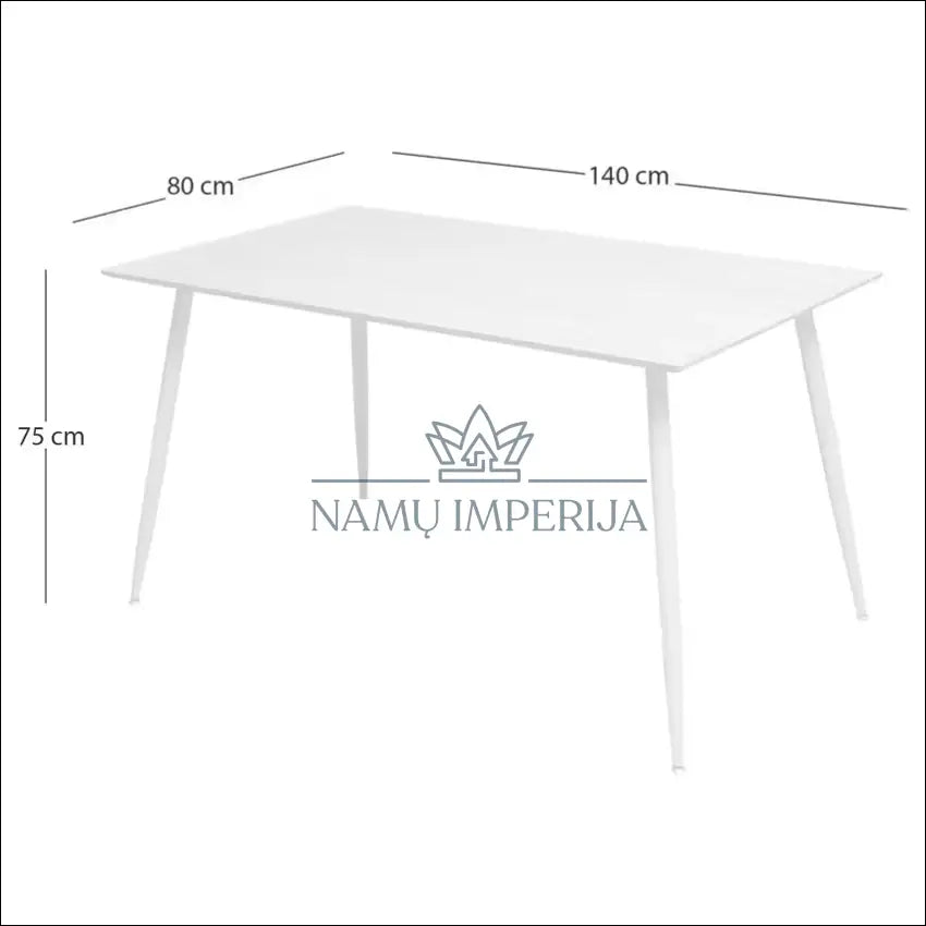 Valgomojo stalas VI1022 €134 Save 50% 100 200, __label:Pristatymas 1 2 d.d., color ruda, material mdf, €100 to €200