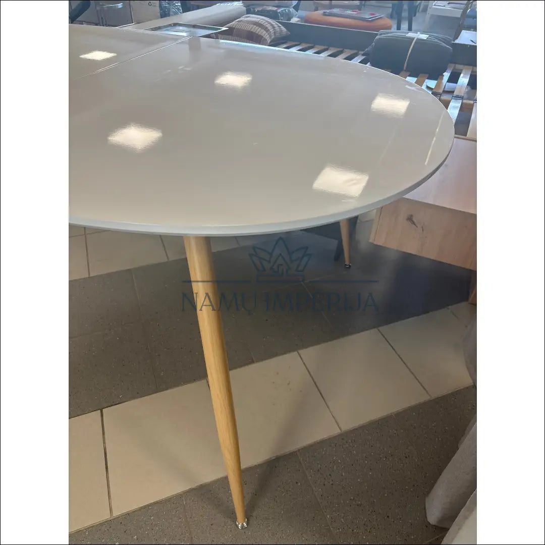 Valgomojo stalas VI1029 - €75 50-100, __label:Pristatymas 1-2 d.d., color-balta, color-juoda, material-mediena €50