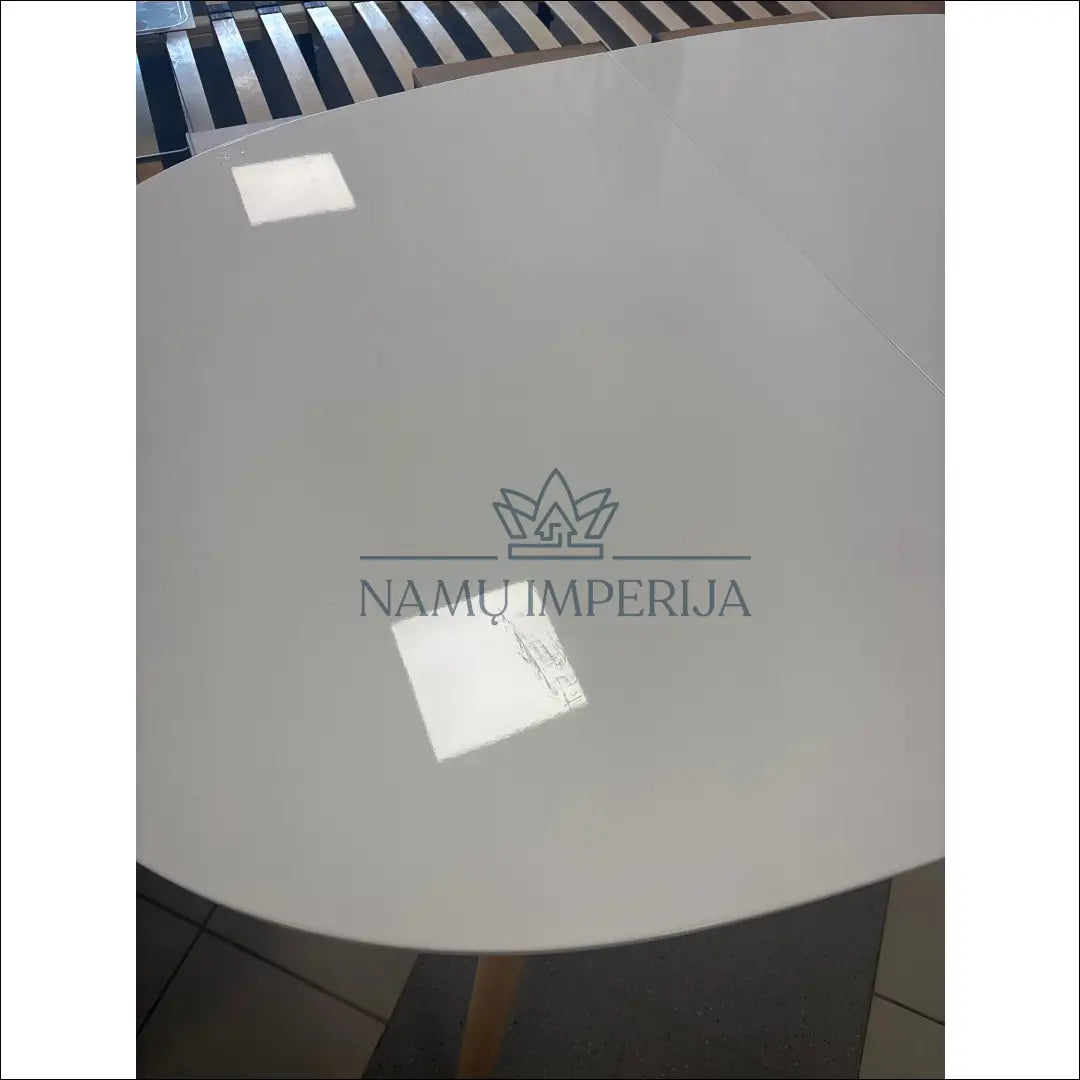 Valgomojo stalas VI1029 - €75 50-100, __label:Pristatymas 1-2 d.d., color-balta, color-juoda, material-mediena €50