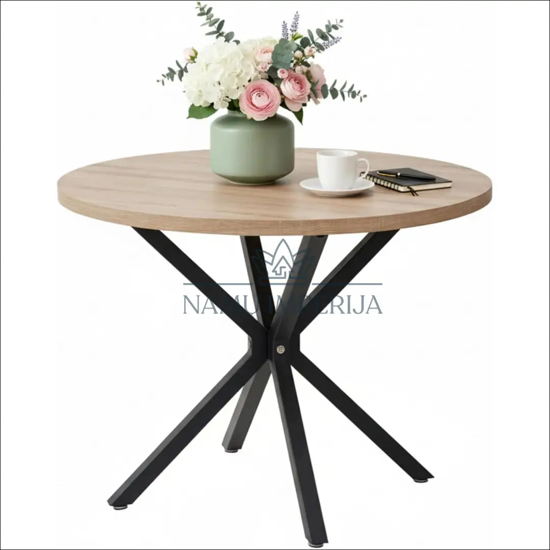 Valgomojo stalas VI1065 - €135 Save 50% 100-200, __label:Pristatymas 1-2 d.d., color-ruda, material-mediena, Push