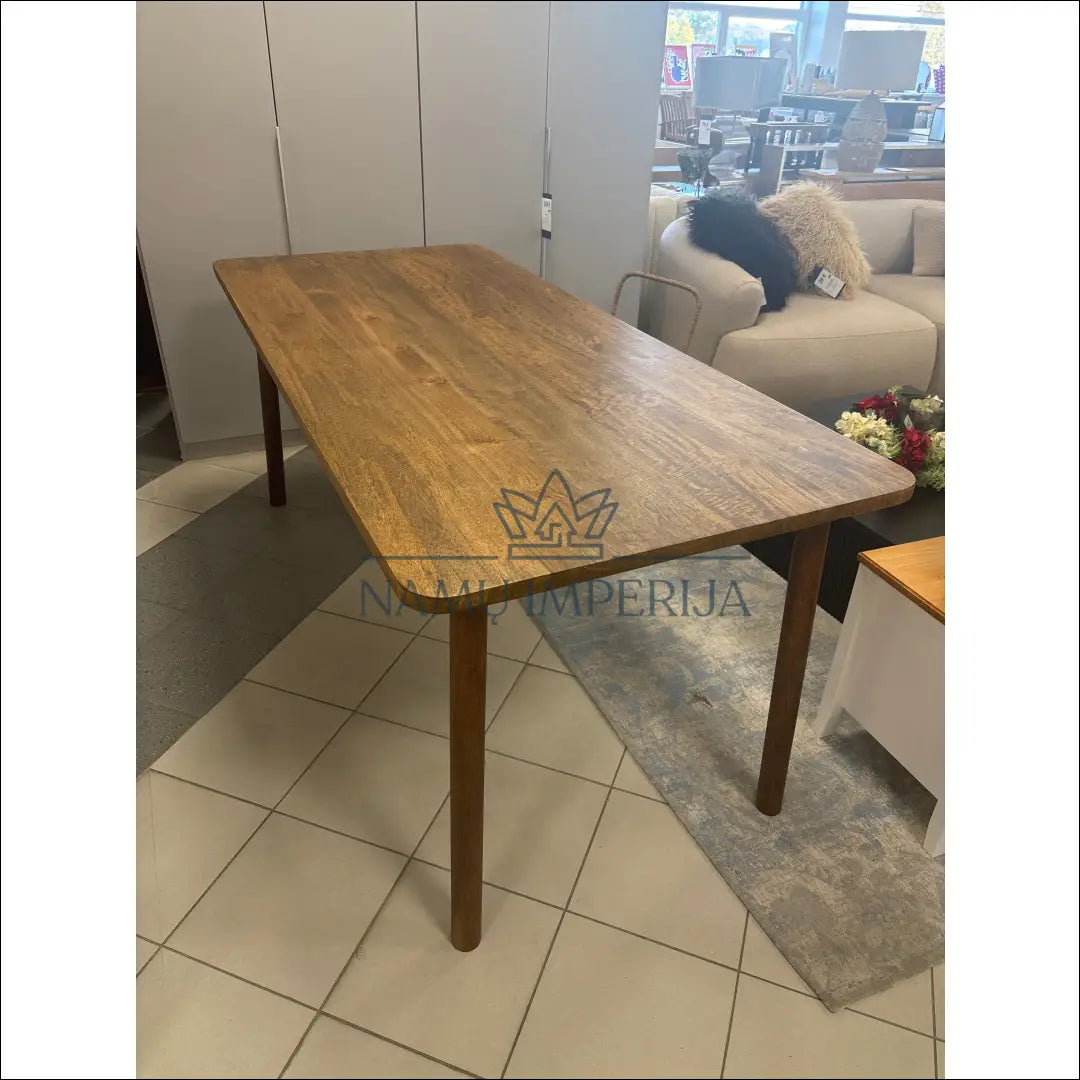 Valgomojo stalas VI1077 - €350 Save 50% __label:Pristatymas 1-2 d.d., color-ruda, material-medzio-masyvas, over-200,