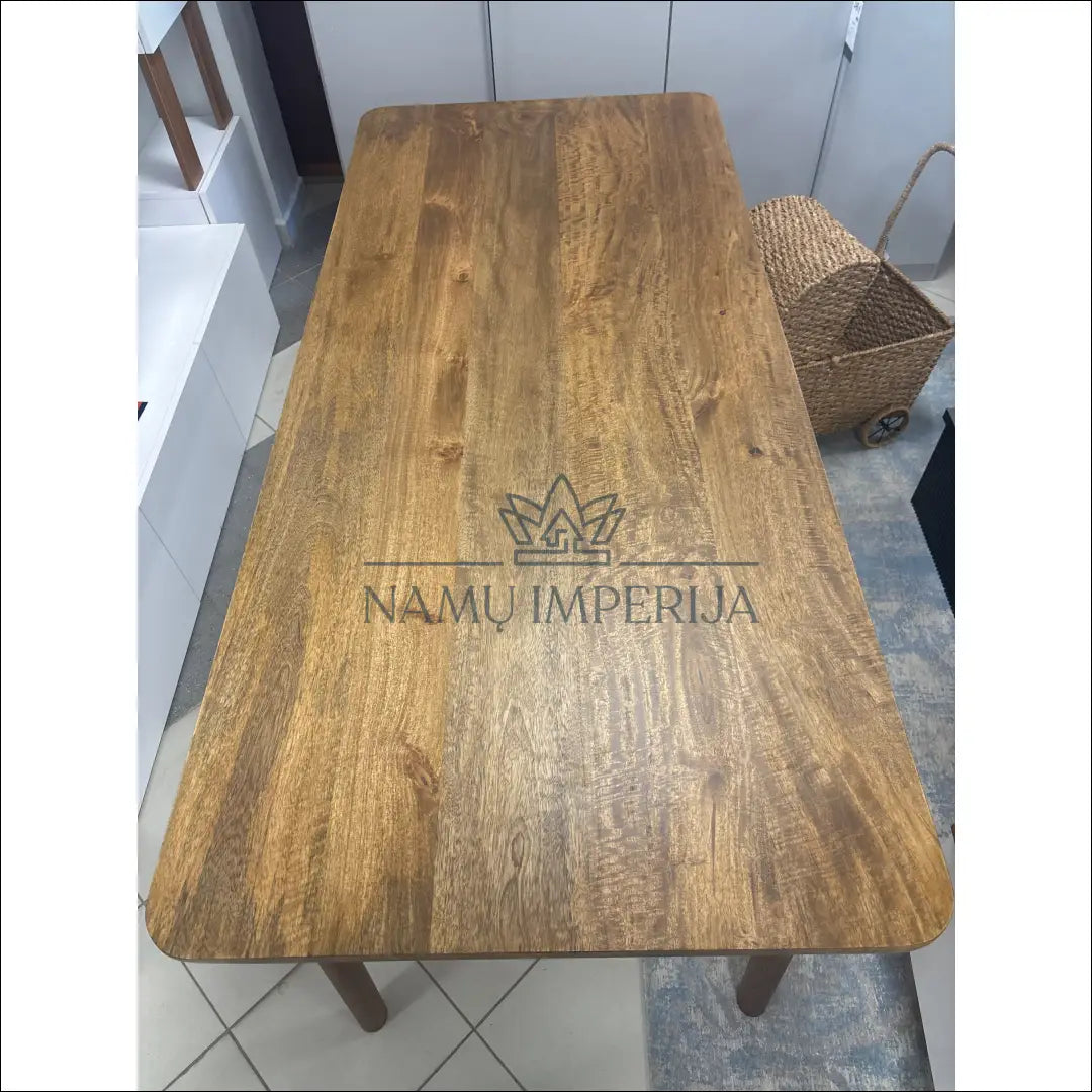 Valgomojo stalas VI1077 - €350 Save 50% __label:Pristatymas 1-2 d.d., color-ruda, material-medzio-masyvas, over-200,