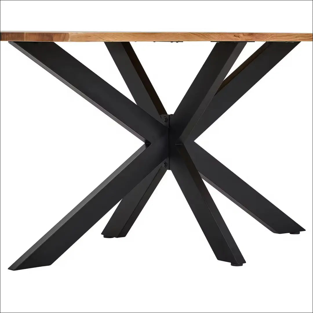 Valgomojo stalas VI1316 - €290 Save 50% __label:Pristatymas 1-2 d.d., color-juoda, color-ruda, material-medzio-masyvas,