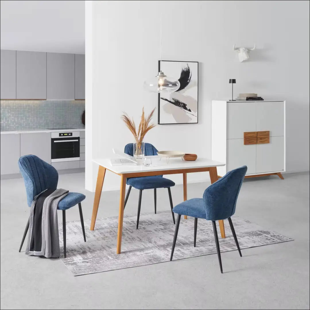 Valgomojo stalas VI1414 - €90 Save 50% 50-100, __label:Pristatymas 1-2 d.d., color-balta, color-ruda, material-mediena