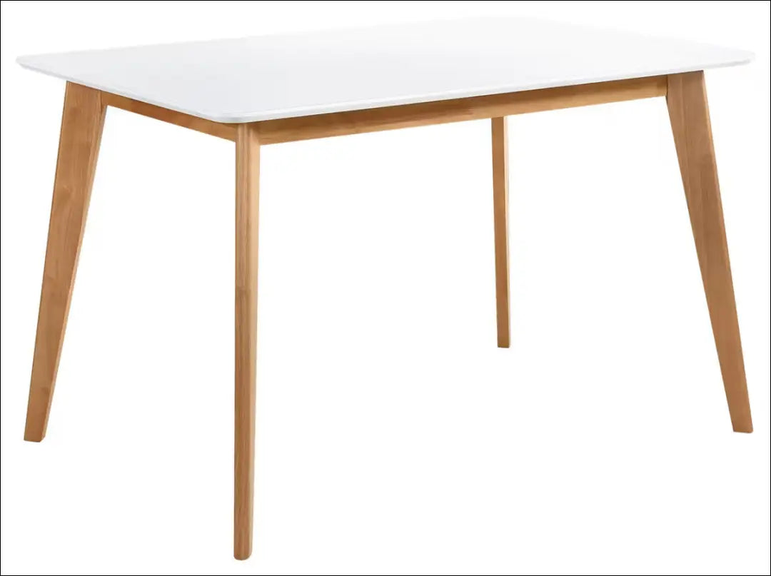 Valgomojo stalas VI1414 - €90 Save 50% 50-100, __label:Pristatymas 1-2 d.d., color-balta, color-ruda, material-mediena