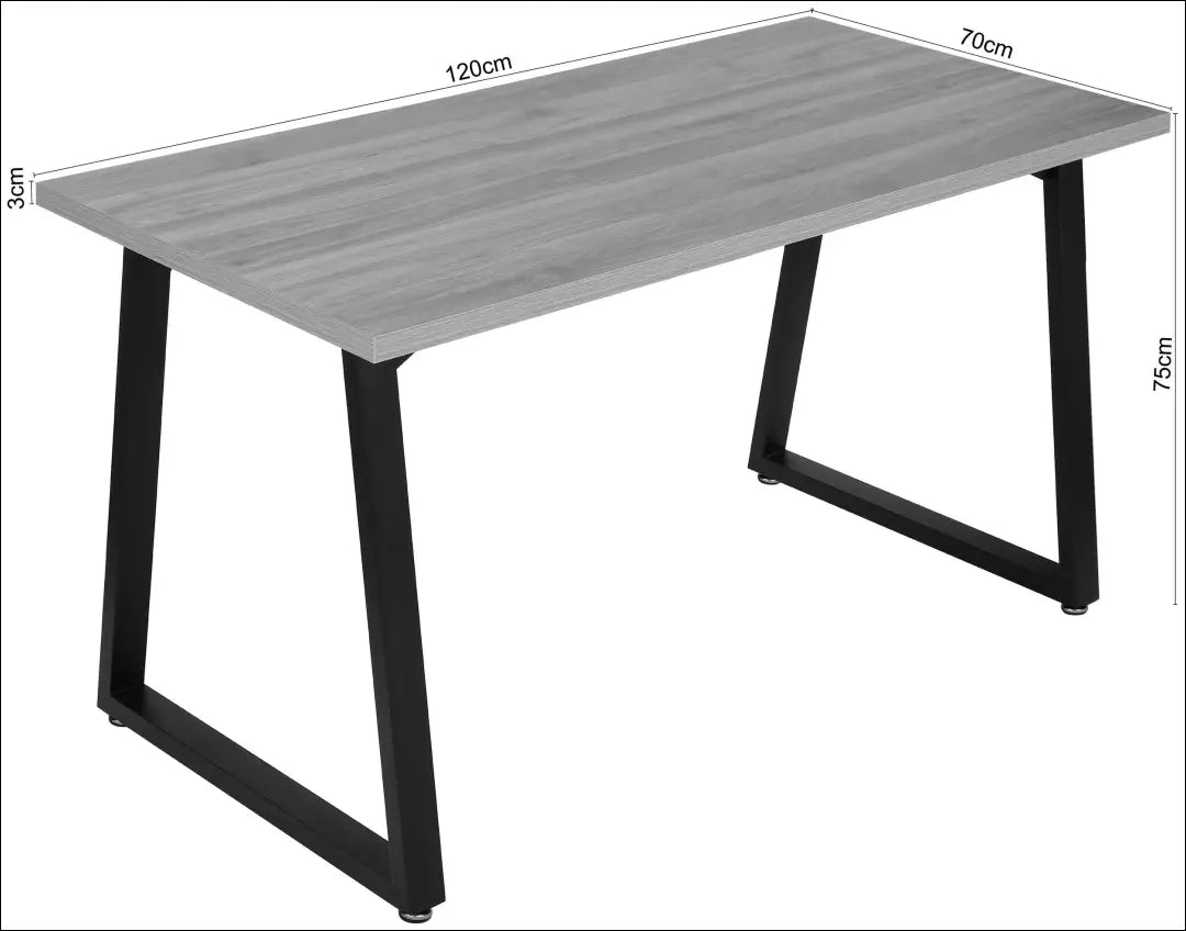 Valgomojo stalas VI1435 - €120 Save 50% 100-200, __label:Pristatymas 1-2 d.d., color-juoda, color-ruda,