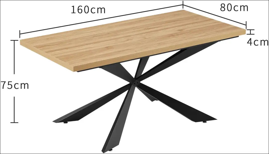 Valgomojo stalas VI1498 - €230 Save 50% __label:Pristatymas 1-2 d.d., color-juoda, color-ruda, material-mediena,