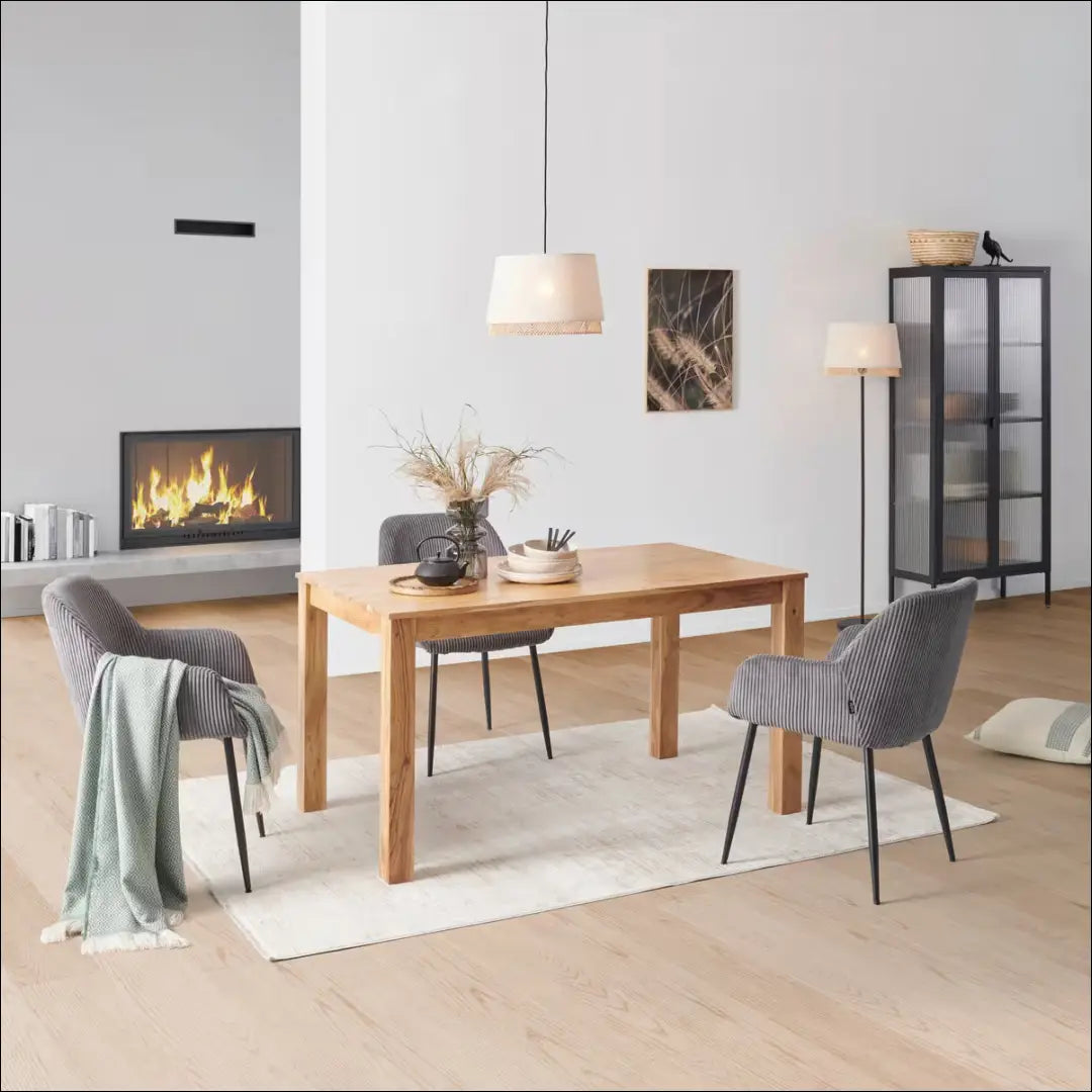Valgomojo stalas VI1687 - €145 Save 50% 100-200, __label:Pristatymas 1-2 d.d., color-ruda, material-medzio-masyvas,