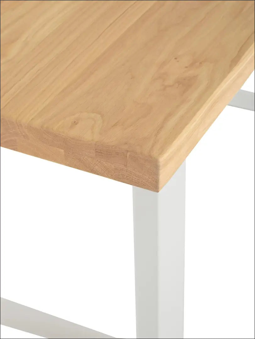 Valgomojo stalas VI238 - €270 Save 70% __label:Pristatymas 1-2 d.d., color-balta, color-ruda, material-medzio-masyvas,
