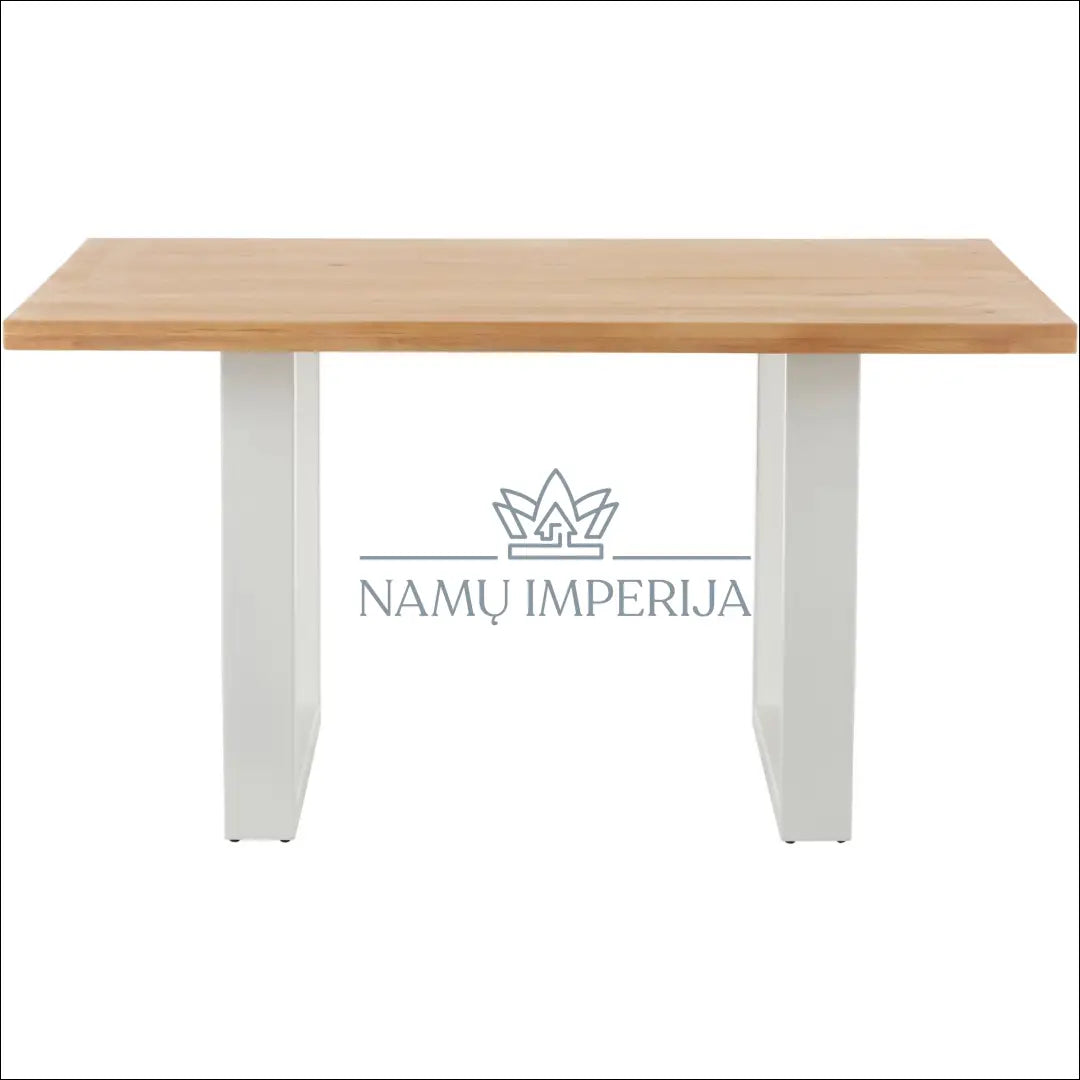 Valgomojo stalas VI238 - €270 Save 70% __label:Pristatymas 1-2 d.d., color-balta, color-ruda, material-medzio-masyvas,