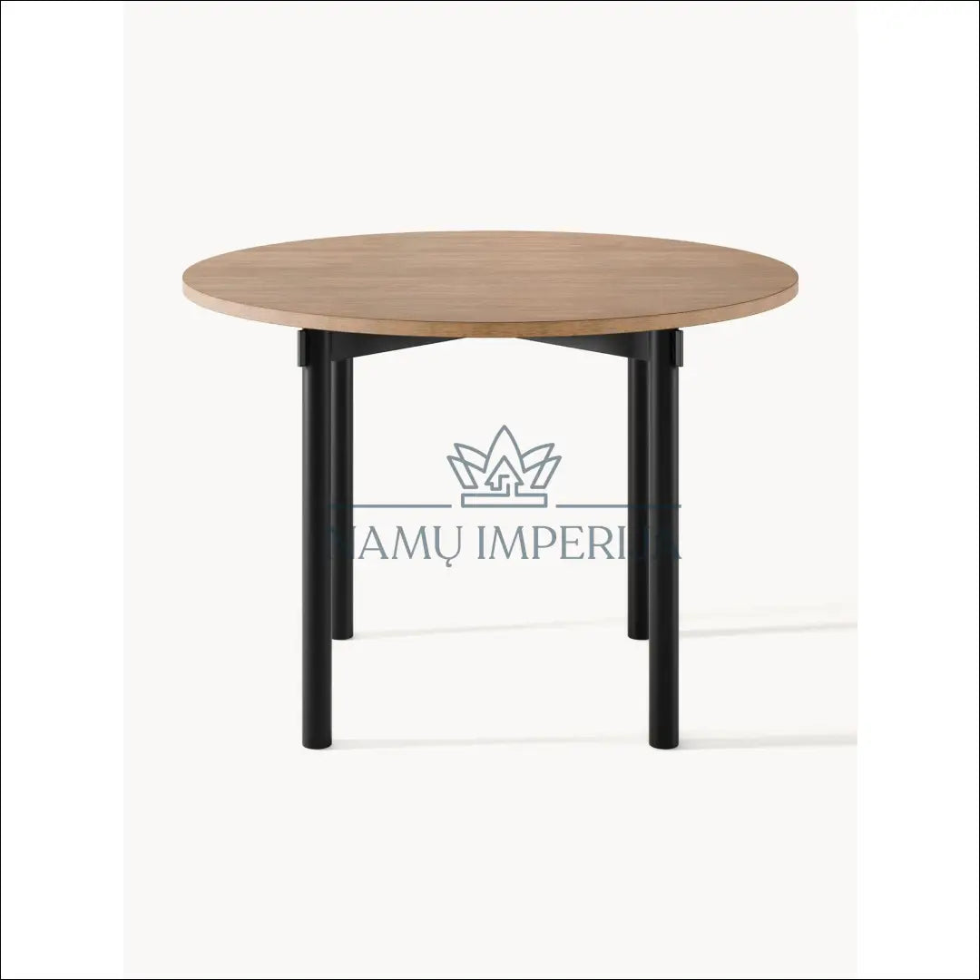Valgomojo stalas VI550 - €350 Save 50% color-juoda, color-ruda, material-mdf, material-metalas, over-200 Juoda