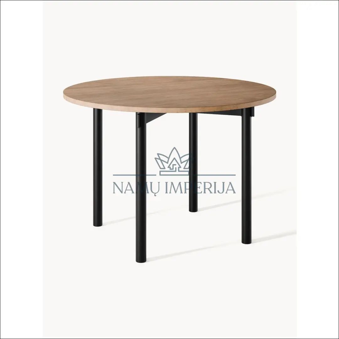 Valgomojo stalas VI550 - €350 Save 50% __label:Pristatymas 1-2 d.d., color-juoda, color-ruda, material-mdf,