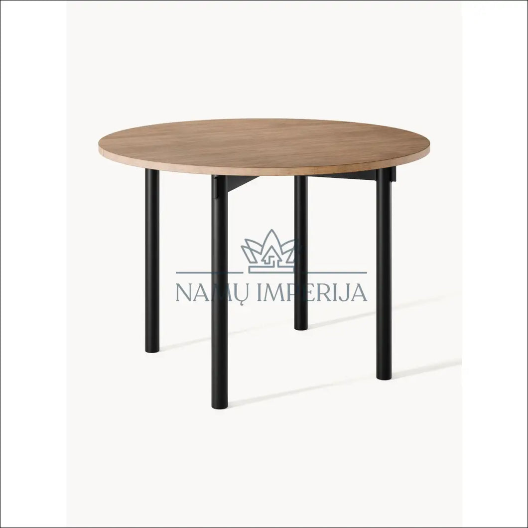 Valgomojo stalas VI550 - €350 Save 50% color-juoda, color-ruda, material-mdf, material-metalas, over-200 Juoda
