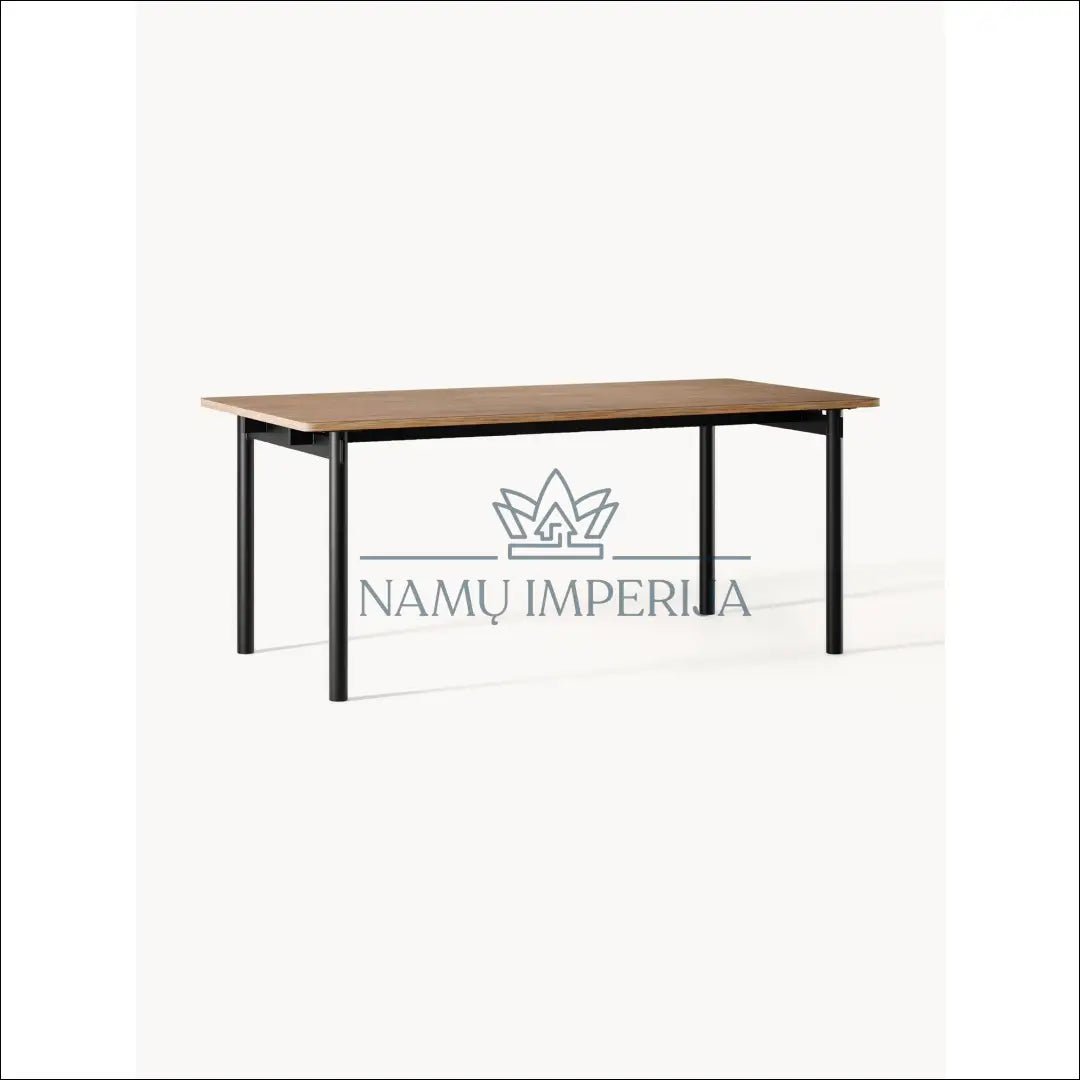 Valgomojo stalas VI552 - €450 Save 50% __label:Pristatymas 1-2 d.d., color-juoda, color-ruda, material-mdf,