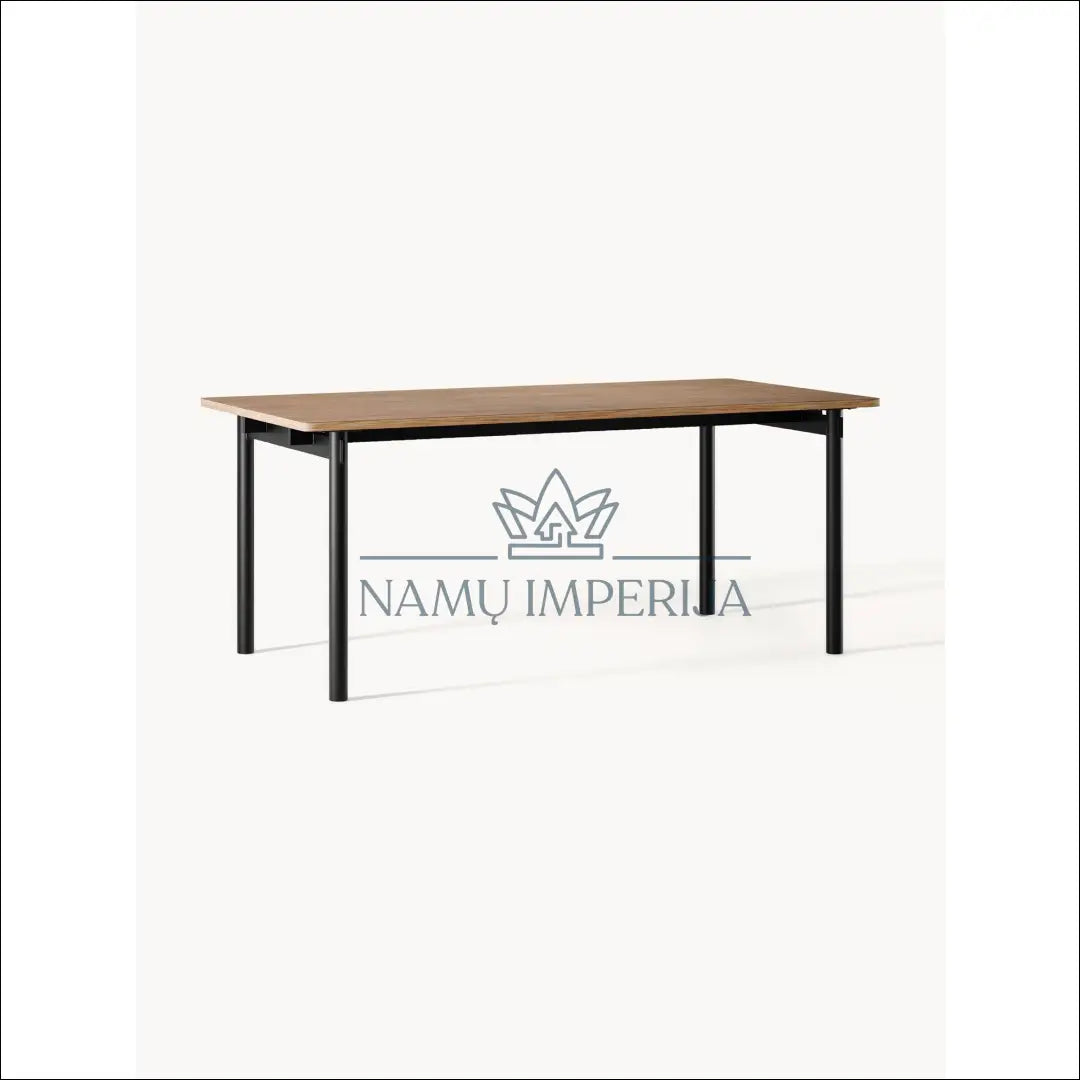 Valgomojo stalas VI552 - €450 Save 50% color-juoda, color-ruda, material-mdf, material-metalas, over-200 Juoda
