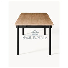 Augšupielādējiet attēlu galerijas skatā Valgomojo stalas VI552 - €450 Save 50% color-juoda, color-ruda, material-mdf, material-metalas, over-200 Juoda

