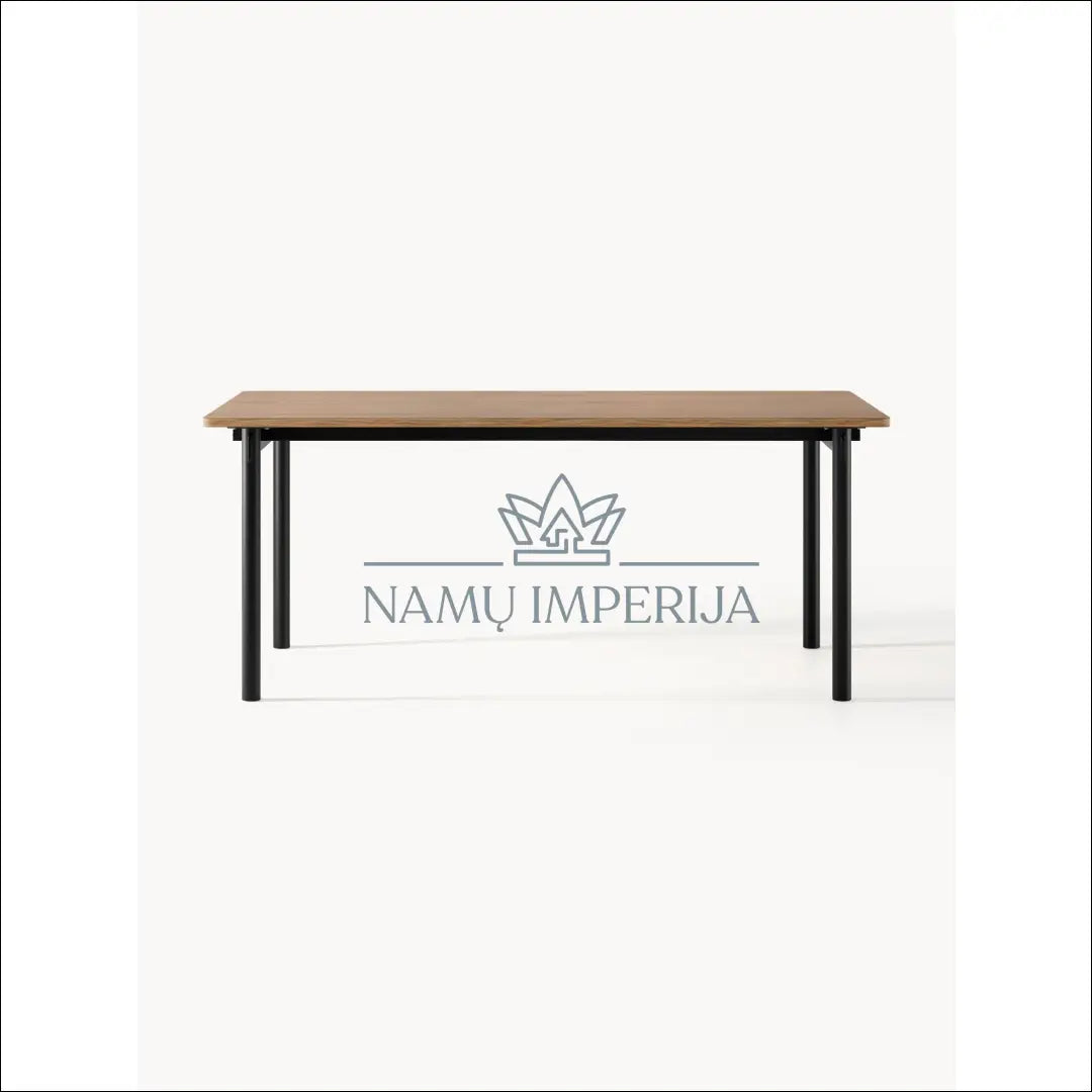 Valgomojo stalas VI552 - €450 Save 50% color-juoda, color-ruda, material-mdf, material-metalas, over-200 Juoda