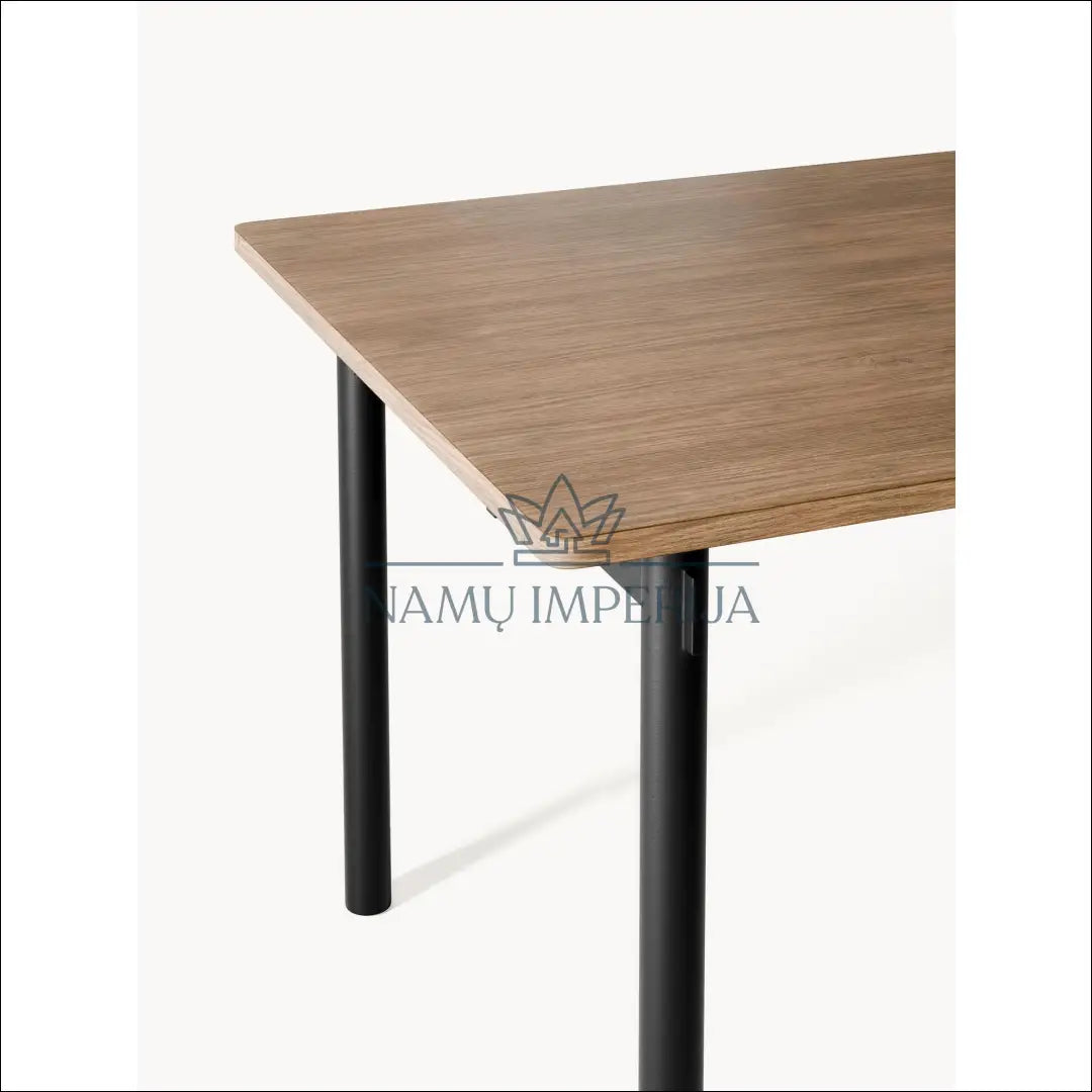 Valgomojo stalas VI553 - €240 Save 70% __label:Pristatymas 1-2 d.d., color-juoda, color-ruda, material-mdf,