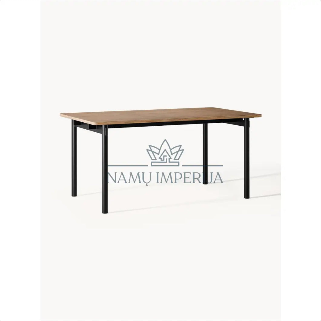 Valgomojo stalas VI553 - €400 Save 50% color-juoda, color-ruda, material-mdf, material-metalas, over-200 Juoda