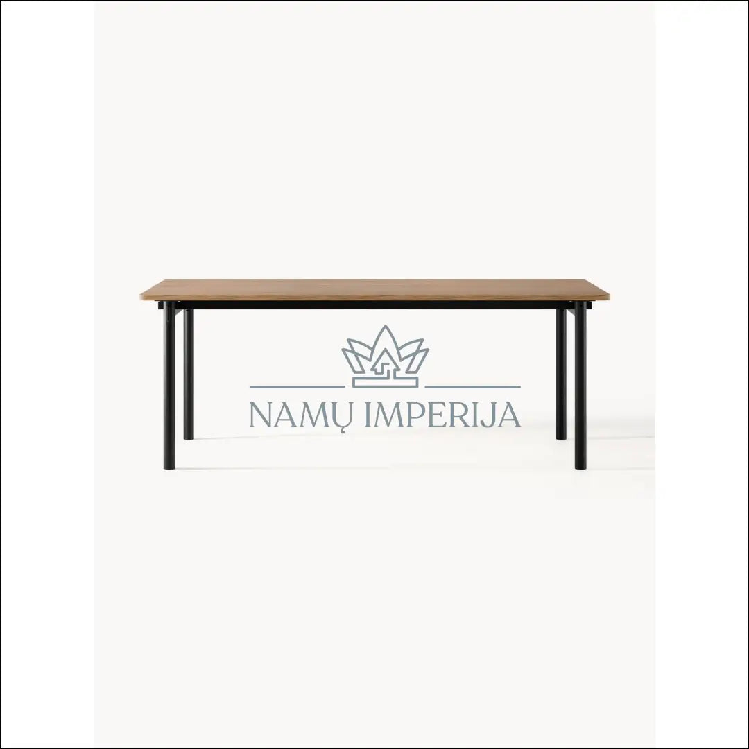 Valgomojo stalas VI572 - €500 Save 50% __label:Pristatymas 1-2 d.d., color-juoda, color-ruda, material-mdf,