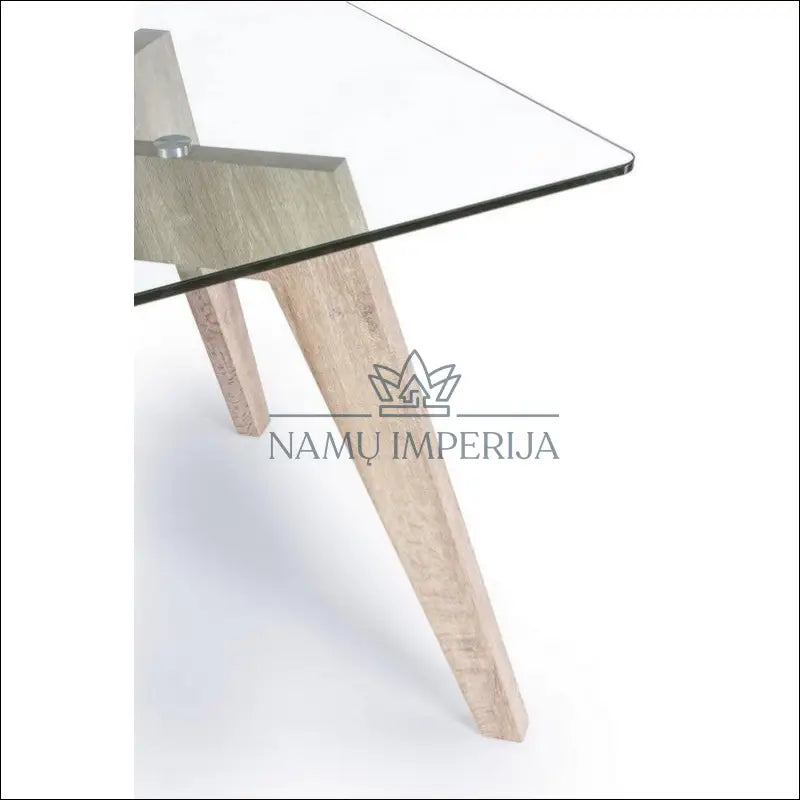 Valgomojo stalas VI639 - €281 Save 50% color-ruda, material-mdf, material-stiklas, over-200, MDF | Namų imperija
