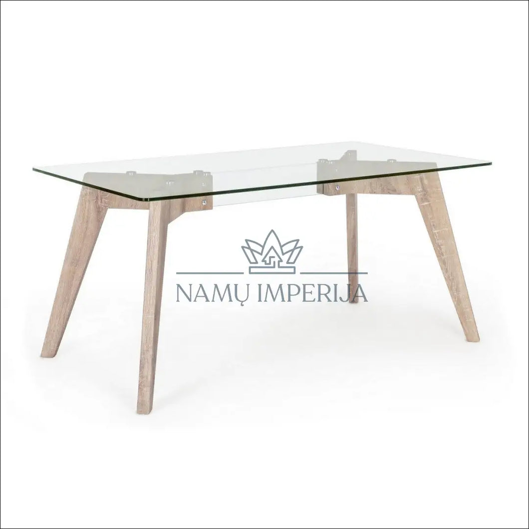 Valgomojo stalas VI639 - €281 Save 50% color-ruda, material-mdf, material-stiklas, over-200, MDF | Namų imperija