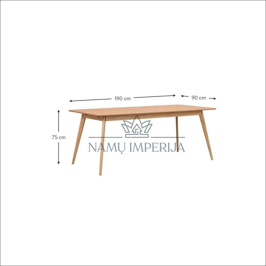 Valgomojo stalas VI764 - €219 Save 70% __label:Pristatymas 1-2 d.d., color-ruda, material-mdf,