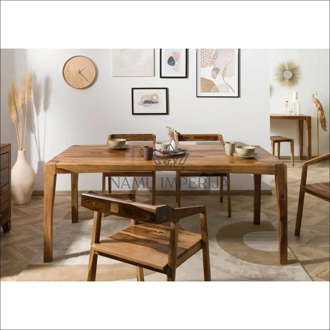 Valgomojo stalas VI934 - €395 Save 50% __label:Pristatymas 1-2 d.d., color-ruda, material-medzio-masyvas, over-200,