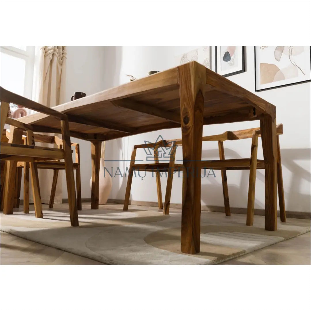 Valgomojo stalas VI934 - €395 Save 50% __label:Pristatymas 1-2 d.d., color-ruda, material-medzio-masyvas, over-200,