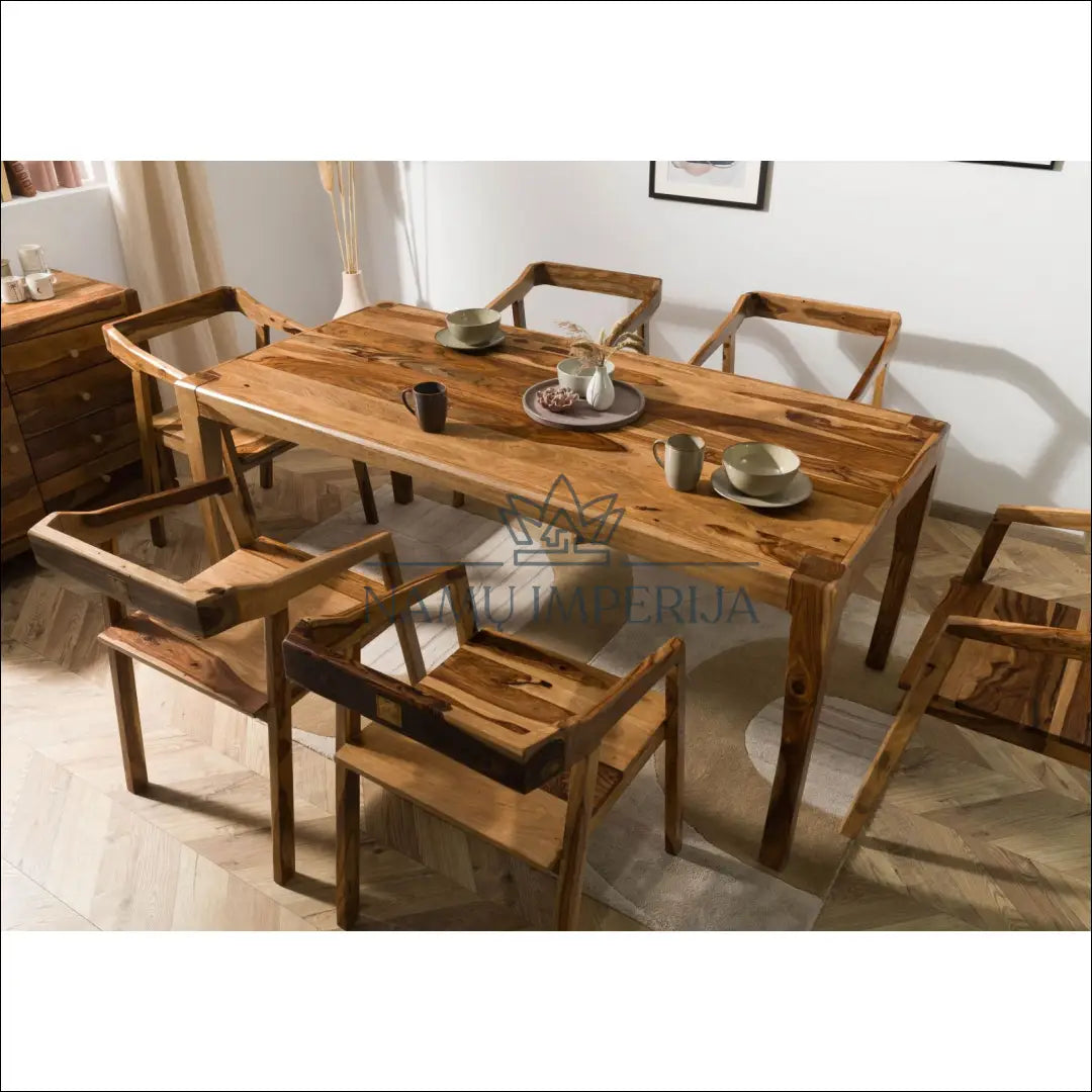 Valgomojo stalas VI934 - €395 Save 50% __label:Pristatymas 1-2 d.d., color-ruda, material-medzio-masyvas, over-200,