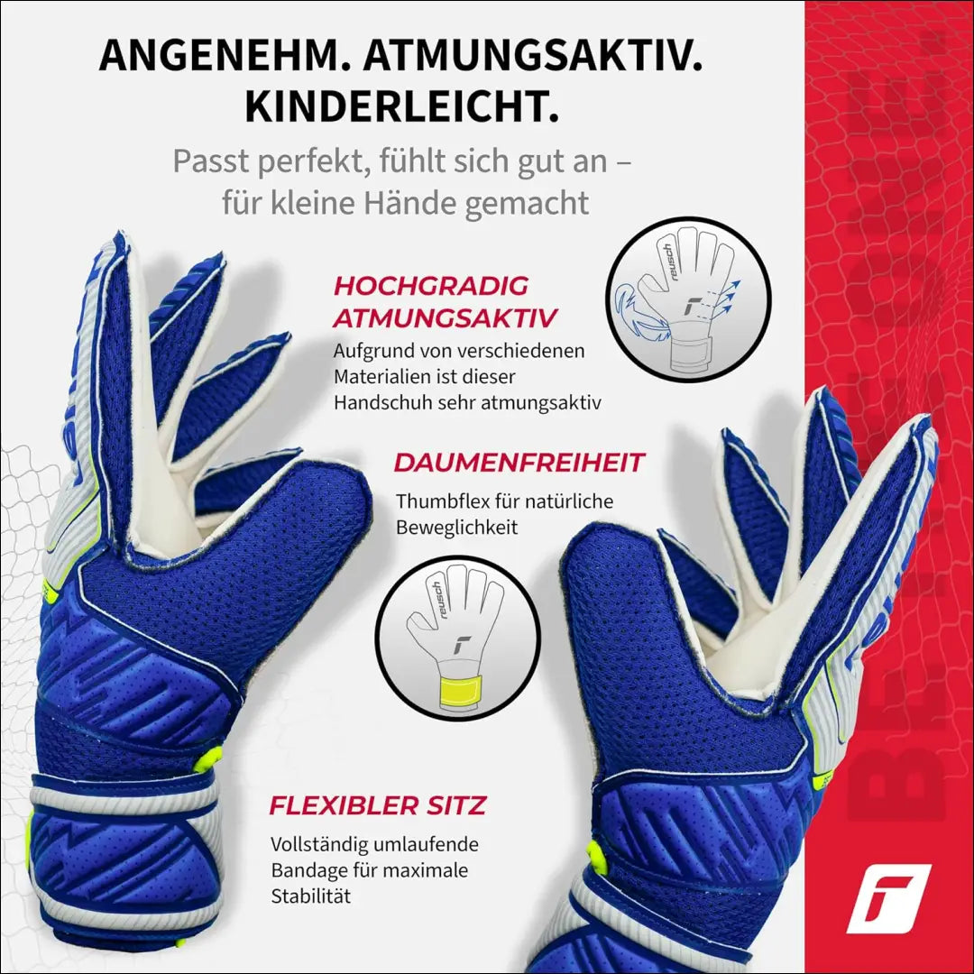Vartininko pirštinės “Reusch” SP078 - €13 Save 25% __label:Pristatymas 1-2 d.d., color-melyna, laisvalaikis, under-25