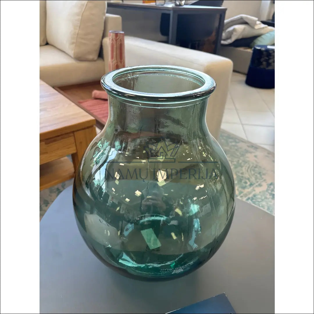 Vaza DI10134 - €39 Save 50% 25-50, __label:Pristatymas 1-2 d.d., color-zalia, interjeras, material-stiklas €25 to €50