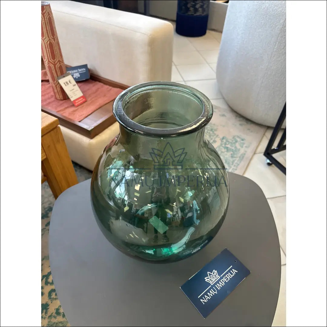 Vaza DI10134 - €39 Save 50% 25-50, __label:Pristatymas 1-2 d.d., color-zalia, interjeras, material-stiklas €25 to €50