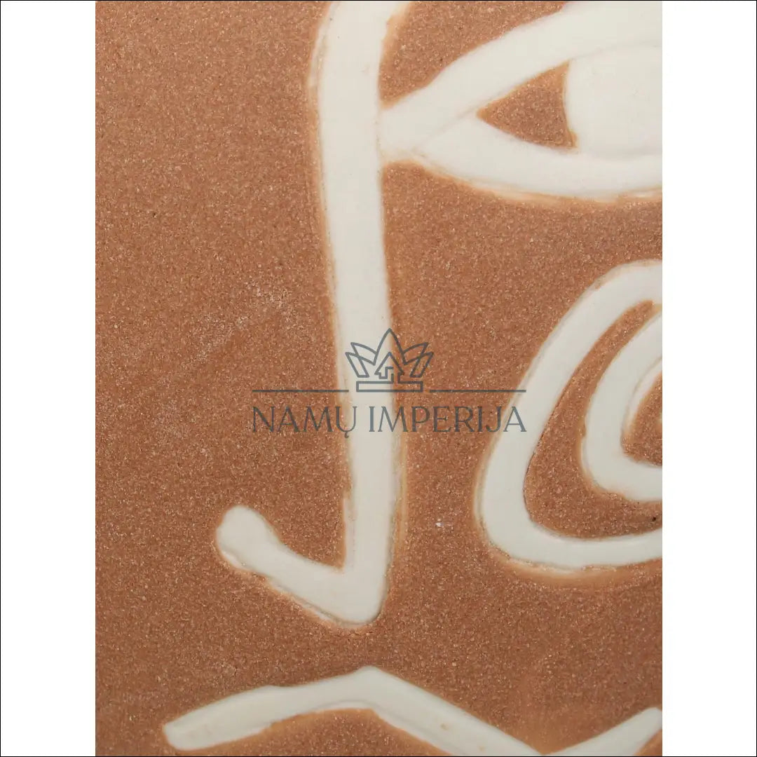 Vaza DI2532 - €10 Save 65% __label:Pristatymas 1-2 d.d., color-balta, color-ruda, interjeras, material-molis Iki €25