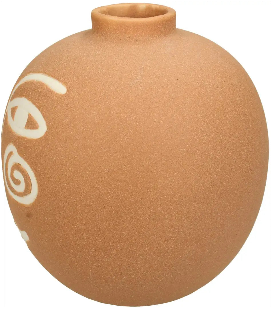 Vaza DI2532 - €8 Save 70% __label:Pristatymas 1-2 d.d., color-balta, color-ruda, interjeras, material-molis Iki €25