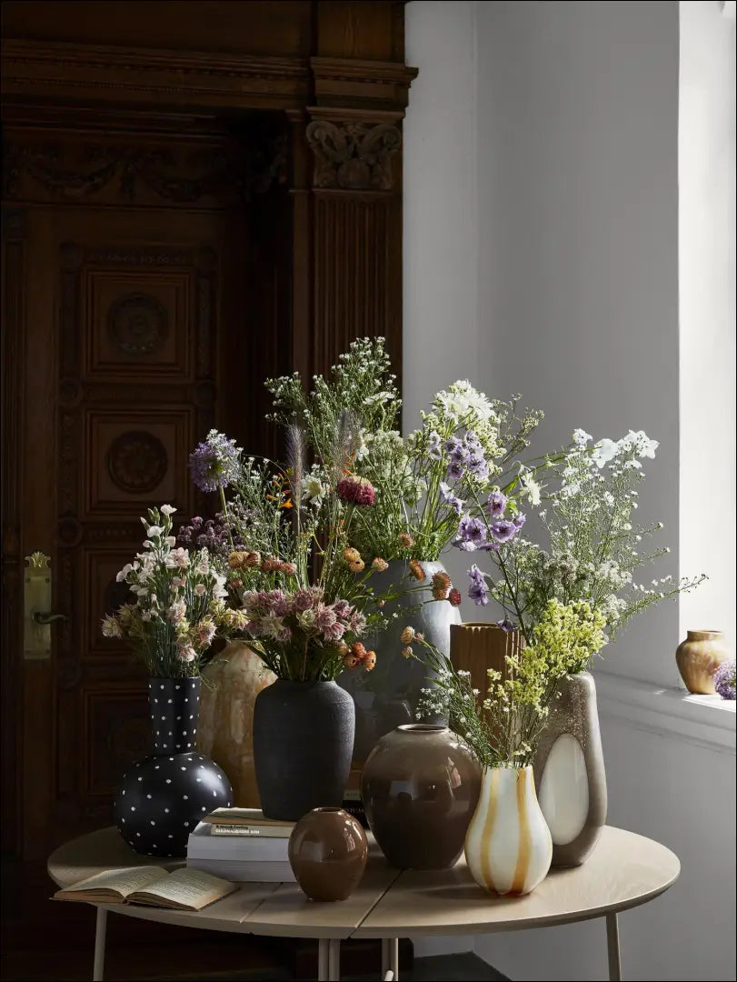 Vaza DI3328 - €12 Save 70% __label:Pristatymas 1-2 d.d., color-balta, color-geltona, interjeras, material-stiklas Iki