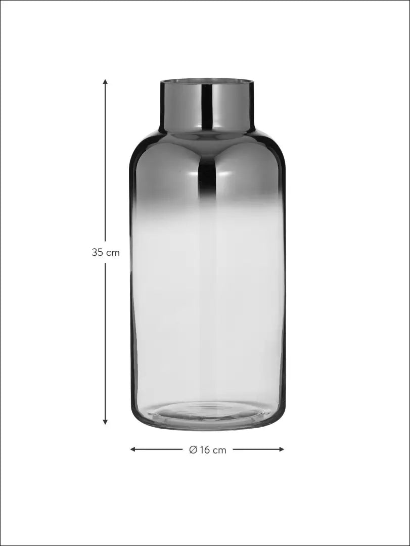 Vaza DI3728 - €12 Save 70% __label:Pristatymas 1-2 d.d., color-sidabrine, interjeras, material-stiklas, notouch70 Iki