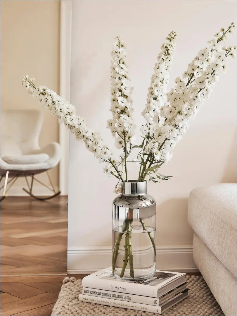 Vaza DI3728 - €12 Save 70% __label:Pristatymas 1-2 d.d., color-sidabrine, interjeras, material-stiklas, notouch70 Iki