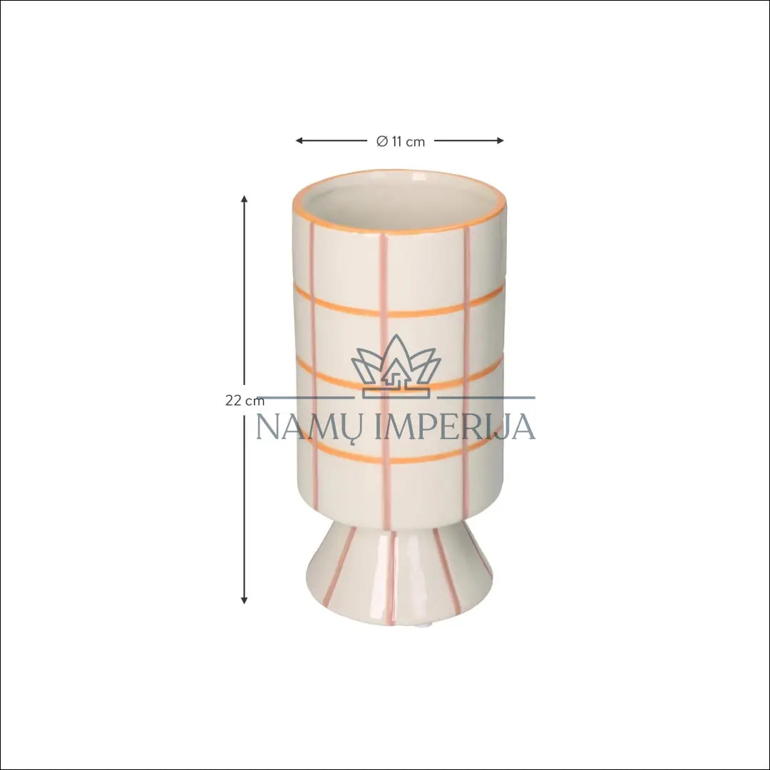 Vaza DI4225 - €9 Save 65% __label:Pristatymas 1-2 d.d., color-balta, color-oranzine, color-rozine, interjeras Iki
