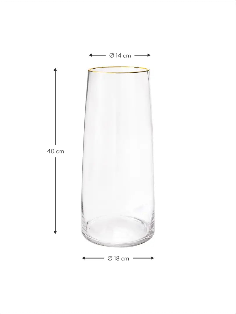 Vaza DI4709 - €12 Save 70% __label:Pristatymas 1-2 d.d., color-auksine, interjeras, material-stiklas, notouch70 Iki €25