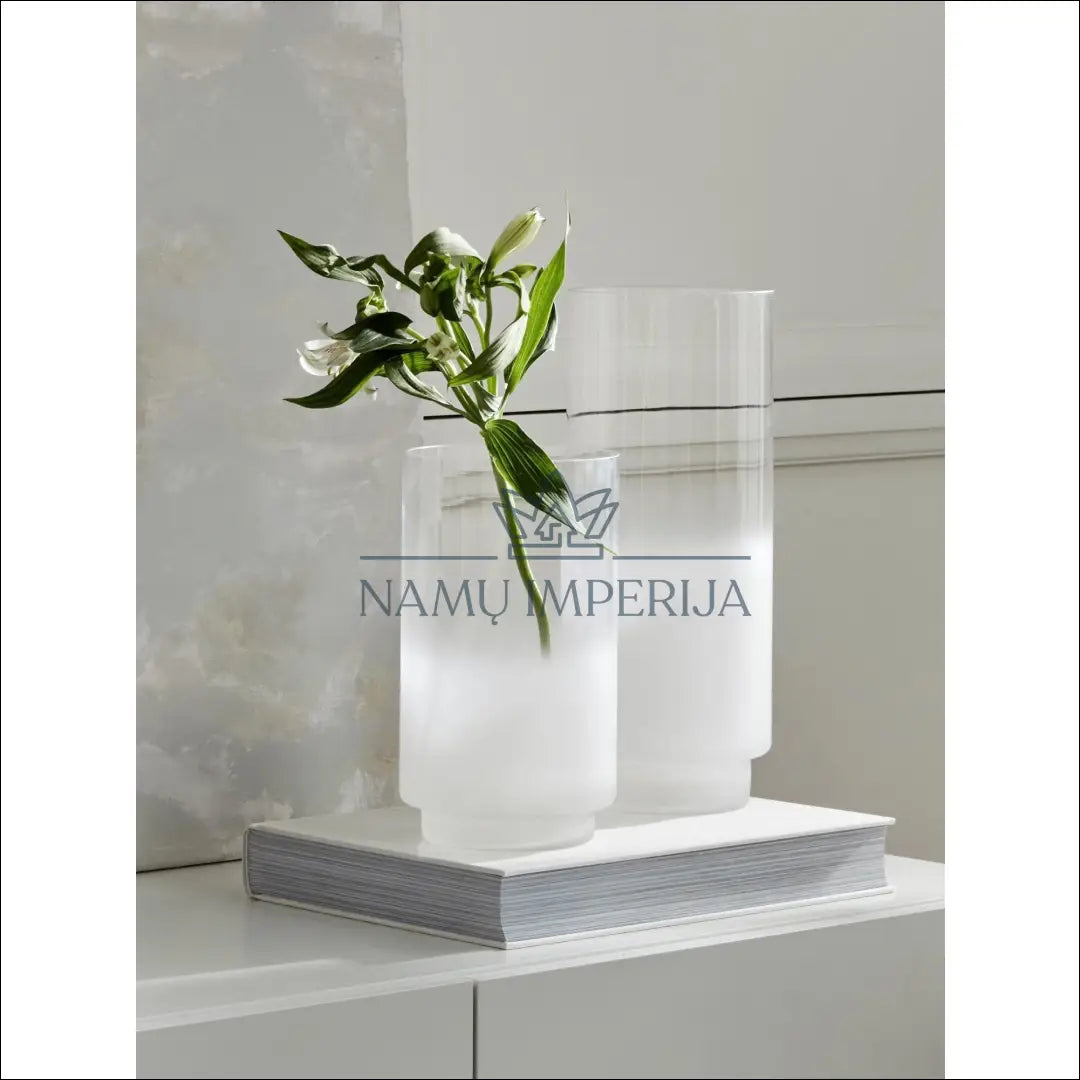 Vaza DI4992 - €14 Save 50% color-balta, interjeras, material-stiklas, under-25, vazos Balta | Namų imperija Fast