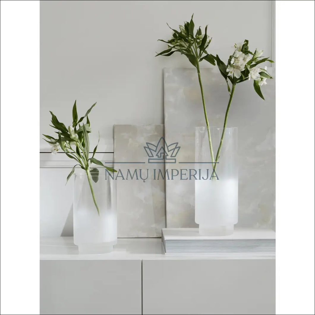 Vaza DI5008 - €18 Save 50% color-balta, interjeras, material-stiklas, under-25, vazos Balta | Namų imperija Fast