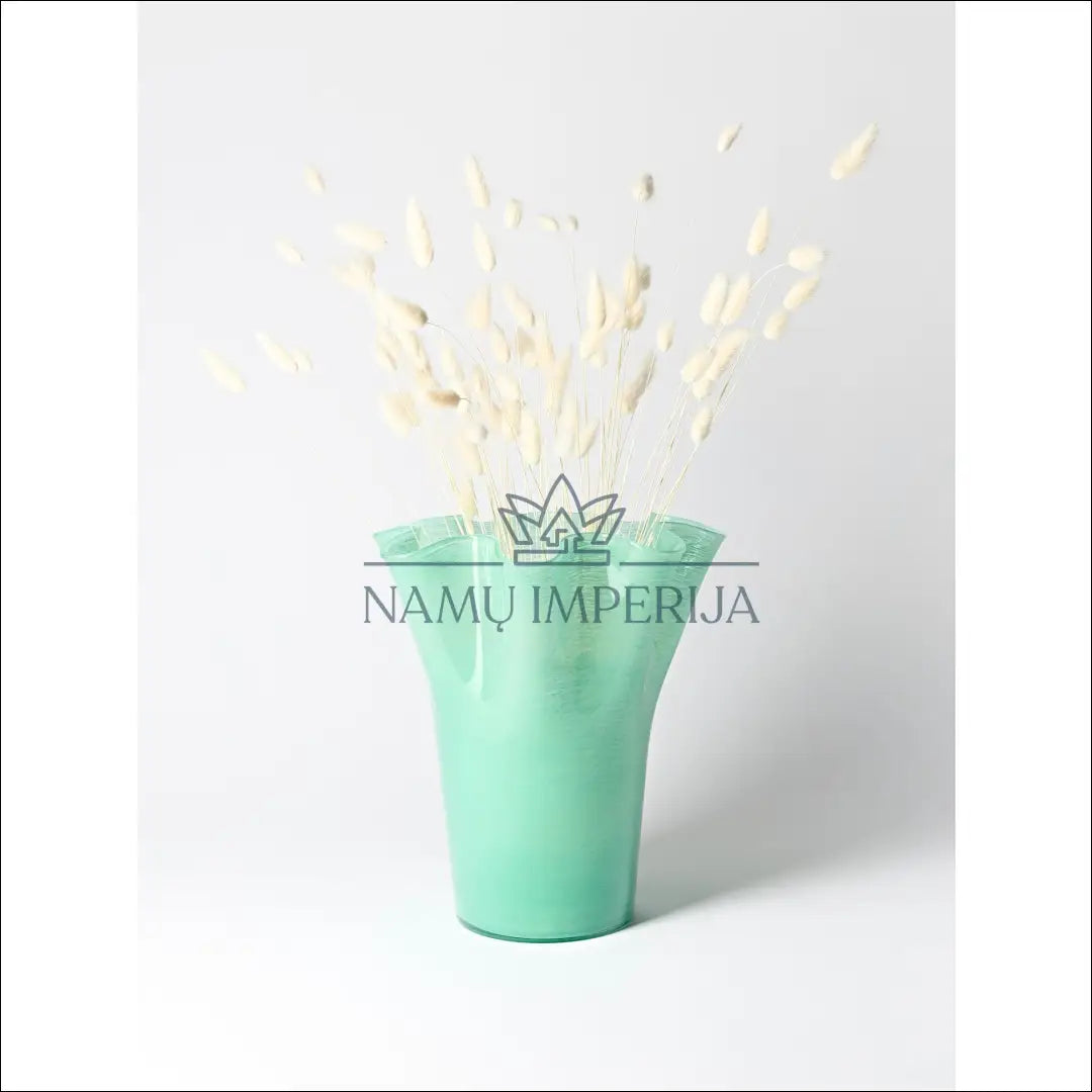 Vaza DI5198 - €19 Save 70% __label:Pristatymas 1-2 d.d., color-turkis, color-zalia, interjeras, material-stiklas Iki