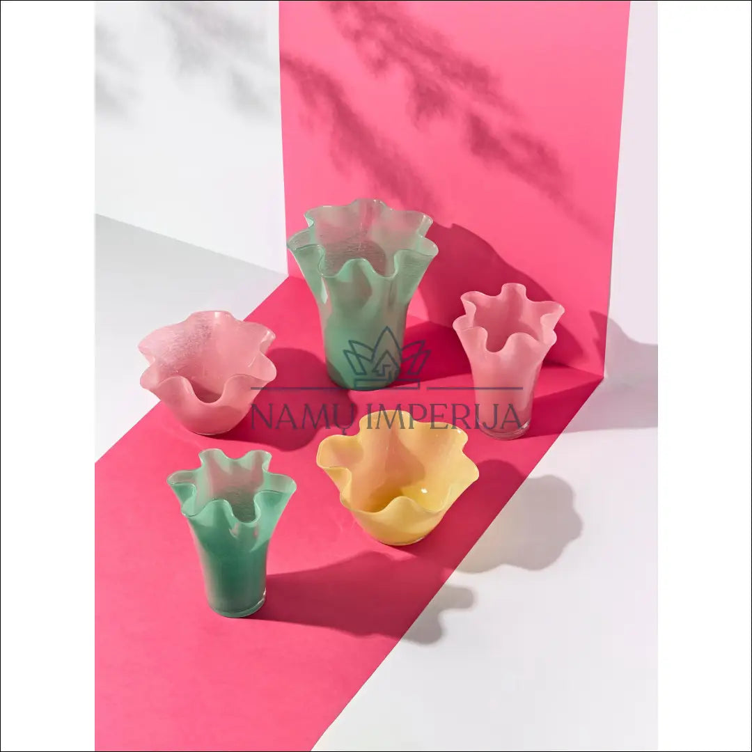 Vaza DI5198 - €19 Save 70% __label:Pristatymas 1-2 d.d., color-turkis, color-zalia, interjeras, material-stiklas Iki